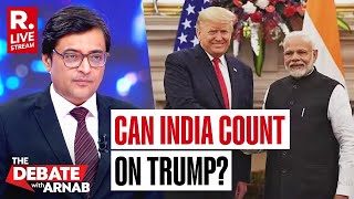 Debate With Arnab LIVE Will Trump Work For Indian Interests After Sweeping Win [upl. by Natanoy]