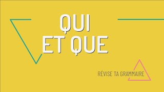 Révise ta grammaire  pronoms relatifs qui et que [upl. by Halie]