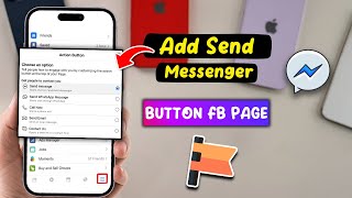 How To Add Send Message Messenger Button To Facebook Page  Full Guide [upl. by Airyt]