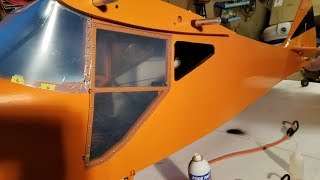 33 Clipped Wing Taylorcraft Restoration  Video 83  Windshield Pt 3 and Doors [upl. by Zerelda412]