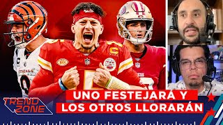 ¡Pronósticos de Súper Bowl Chiefs y Niners CANDIDATOS Burrow y Allen ACECHAN ¿Y Rodgers [upl. by Arathorn]