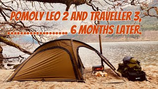 POMOLY Leo 2 tent and Traveller 3 wood stove review 6 months later [upl. by Castro]