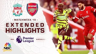 Arsenal v Liverpool  PREMIER LEAGUE HIGHLIGHTS  12232023  NBC Sports [upl. by Selrahcnhoj]