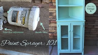 How To Spray Chalk Paint  HVLP [upl. by Heilner]