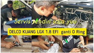 Servis sendiri saja Ganti O Ring Delco Toyota Kijang Kapsul LGX 18 EFI [upl. by Asirrak]