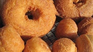 OLD FASHIONED CAKE DOUGHNUTS  How to make CAKE DONUTS Recipe [upl. by Abdu]