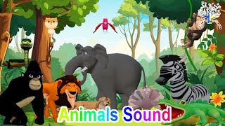 Hooray Animals Sound Song H1AF  Kids Animal Songs and Nursery Rhymes  EduFam [upl. by Nahgeam357]