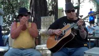 Deep River Blues  Guitar and Harmonica  Doc Watson [upl. by Nillad]