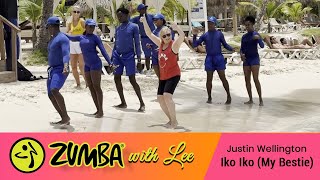 IKO IKO My Bestie Zumba Clip on the beautiful Beach of Hilton La Romana  Dominican Republic [upl. by Ennovehc]