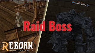 L2 Reborn C4 x1 Signature  Raid Boss  Discarded Guardian Lvl 20  Elven Ruins [upl. by Sofie]