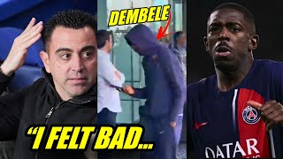 XAVI REACTS TO DEMBELE INSULTS Barca fans greet Dembele with insults on arrival for UCL clash [upl. by Maupin]