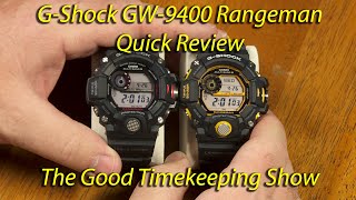 Casio GSHOCK GW9400 Rangeman Quick Review [upl. by Flosi]