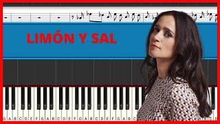 Julieta Venegas  Limón y Sal  Piano Tutorial  Midi [upl. by Novelia]