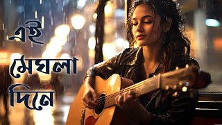 এই মেঘলা দিনে  Ei Meghla dine  Karaoke [upl. by Ttegirb618]