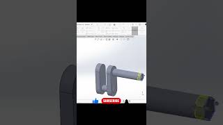 crankshft design model in solidworks viralshorts viral shorts solidworks solidworkstutorial [upl. by Aikenahs]