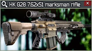 HK G28 the Silent Assassin 550K Rouble Build  Escape From Tarkov [upl. by Ailak158]