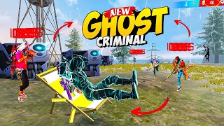 Finally I Got New Ghost Criminal 😱 30 Kills First Solo Vs Squad Gameplay 🎯 Free Fire [upl. by Nuahsyt]