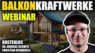 Balkonkraftwerke mit Akku  Alles was man wissen muss  Kostenloses Webinar [upl. by Haswell]