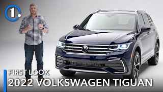 2022 Volkswagen Tiguan First Look UpClose Details [upl. by Decker87]