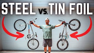 Cromoly vs Aluminum BMX  Is Steel Real  BEST BMX race bike shootout [upl. by Rubie]