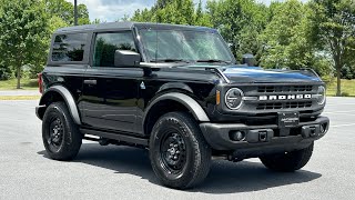 2023 Ford Bronco 2Door Black Diamond 4x4 7Speed 23 Ecoboost B24120 [upl. by Borg]