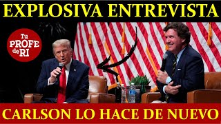 TUCKER CARLSON HACE EXPLOSIVA ENTREVISTA A TRUMP RUSIA IRAEL DESDOLARIZACIÓN BOLTON Y BIDEN [upl. by Iznekcam]