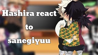 •Hashira react to Sanegiyuu• Demon slayer Gacha club Sanegiyuu  some angst  credit in desc [upl. by Jeddy146]