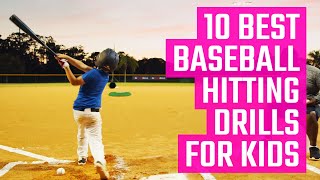 10 Best Baseball Hitting Drills for Kids  Fun Youth Baseball Drills from the MOJO App [upl. by Itisahc]