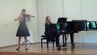 F VERACINI  VIOLIN SONATA IN E MINOR  RITORNELLO ALLEGRO CON FUOCO  WYK INGA WAWRZYNKOWSKA [upl. by Oneladgam]