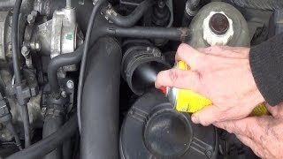 EGR valve cleaning WITHOUT DISMANTLING  Cleaner kit test BeforeAfter [upl. by Trojan]