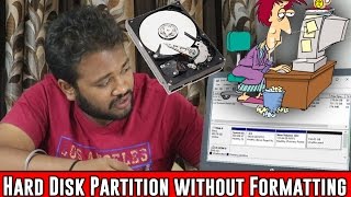 How To Partition Hard Disk without Formatting PC [upl. by Phelia]