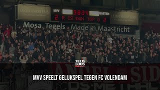 MVV SPEELT GELIJKSPEL TEGEN FC VOLENDAM [upl. by Windsor]