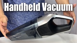 Homasy Cordless Lithium Portable Handheld Vacuum Cleaner Review [upl. by Kalikow]