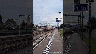 Vier Zugsichtungen beim Bahnhof Rupperswil [upl. by Tuddor756]