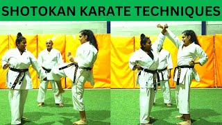 shotokan karate techniques for beginners [upl. by Atinid]