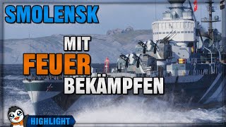 Wenn das Brand RNG dir einmal gnädig ist  Smolensk  World of Warships Stream Highlight [upl. by Ailahtan]