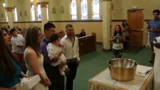 Baptism  Solemnity Of Sacred Heart Of Jesus  Spanish Mass [upl. by Ardnak]