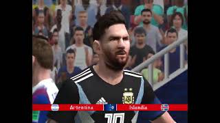 ¿ Puedes ganar el Mundial Fifa 2018 con ARGENTINA en PES 6 [upl. by Nyrrat]