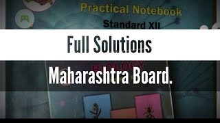 12th Biology Practical Notebook Handbook Review  Maharashtra board new syllabus 202021 [upl. by Eugene]