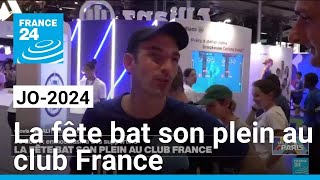 JO2024  la fête bat son plein au club France • FRANCE 24 [upl. by Ivad]