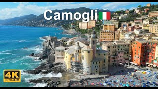 Camogli  Italy  4K Walking tour amp Drone footage italy liguria portofino cinqueterre camogli [upl. by Ruon]