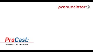 Podcast on German Declension [upl. by Tripp]