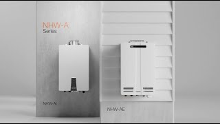 NHWA Noncondensing Tankless Water Heater with ComfortFlow Builtin Recirc Pump and Buffer Tank [upl. by Sitruc]