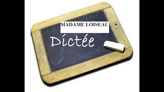 La dictée Madame Loiseau Secrets de français Cours de français french lesson [upl. by Ayotal560]