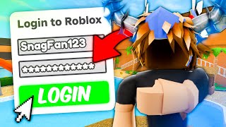 I LOGGED Into A FANS ACCOUNTS In MM2 😱 Murder Mystery 2 [upl. by Nodnalb289]