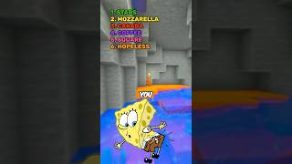 Don’t say the same thing as me Spongebob asks trending viral shorts [upl. by Rastus]