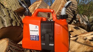 Husqvarna Combi Can  Best Chainsaw Gas Can [upl. by Zack]