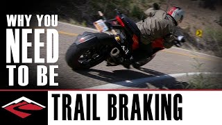 Why You Need to Be Trail Braking  Motorcycle Trail Braking Explained [upl. by Cesare20]