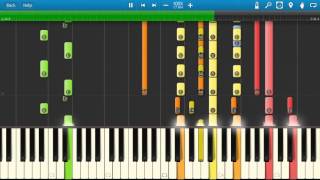 Neil Diamond  Sweet Caroline  Piano Tutorial  How To Play  Synthesia Cover [upl. by Puett]