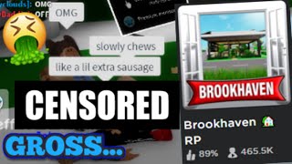 DISGUSTING ROBLOX BROOKHAVEN ODERS NEED TO BE STOPPED [upl. by Nesnaj]